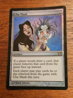 Lightly Played x 1 Uba Mask - Foil Champions of Kamigawa - Image 1