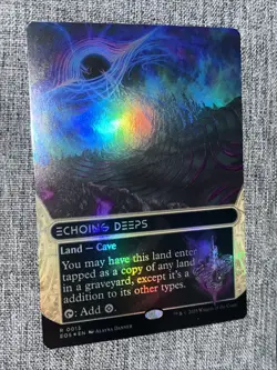 Echoing Deeps (0013) R (Borderless) [Edge of Eternities: Stellar Sights] Foil - Image 1