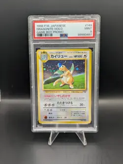 1998 Pokemon Dragonite Holo GB Game Boy Promo Japanese 149 PSA 9 - Image 1
