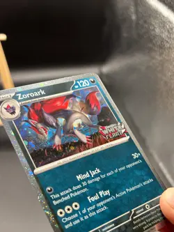 Pokemon TCG Zoroark 062/086 – White Flare Stamped – Promo – Cosmos Holo – NM 062 - Image 3