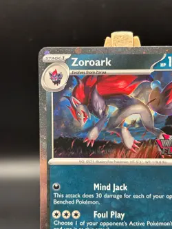 Pokemon TCG Zoroark 062/086 – White Flare Stamped – Promo – Cosmos Holo – NM 062 - Image 4