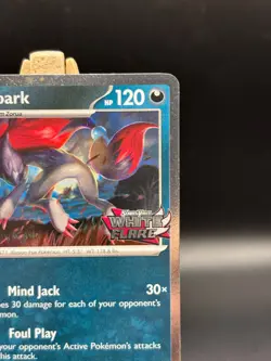Pokemon TCG Zoroark 062/086 – White Flare Stamped – Promo – Cosmos Holo – NM 062 - Image 5