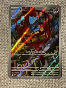 Pokemon TCG Riolu Me: Mega Evolution Promo 010 Holo HP80 English - Image 1