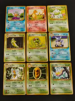 Bulk 100+ Old Back Japanese Pokemon Cards Base Set Pikachu Charmander fym7-94 - Image 2