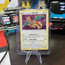 Special Delivery Bidoof SWSH177 SWSH: Sword & Shield Promo Cards Holo Sealed - Image 3