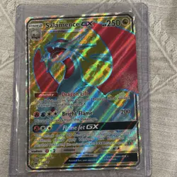 Pokemon Salamence GX Full Art Promo Holo Card SM139 250 HP Stage 2 Pokemon TCG - Image 3