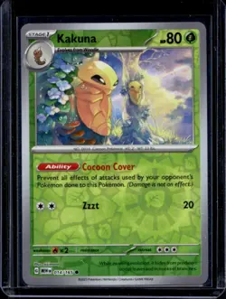 2023 Pokemon SV 151 Kakuna Reverse Holo #014/165 - Image 1