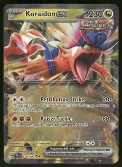 Koraidon ex 120/162 SV05: Temporal Forces Pokemon - Image 1