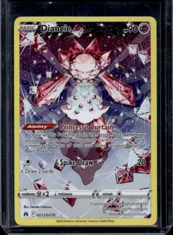 2023 Pokemon SWSH Crown Zenith Diancie Galarian Gallery #GG13/GG70 - Image 1