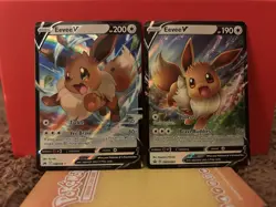 Pokemon TCG Eevee V SWSH065 and Eevee V 108/159 Ultra Rare - Image 3