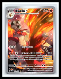 💥 2025 Pokemon Destined Rivals Blaziken Holo Rare # 192/182 - Image 1