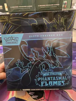 Pokemon Mega Evolution Phantasmal Flames ETB In Hand!! - Image 1