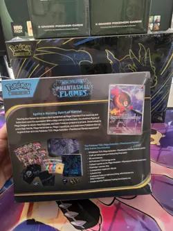 Pokemon Mega Evolution Phantasmal Flames ETB In Hand!! - Image 3