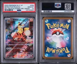 Detective Pikachu 098/SV-P Promo SV-P Japanese Pokemon TCG Gem Mint PSA 10 - Image 3