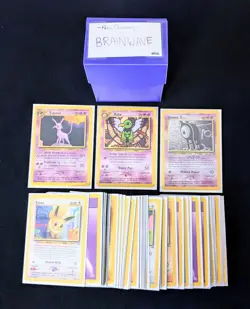 Pokemon Brainwave + Wallop Theme Deck (2 COMPLETE DECKS) Neo Discovery Auction - Image 2
