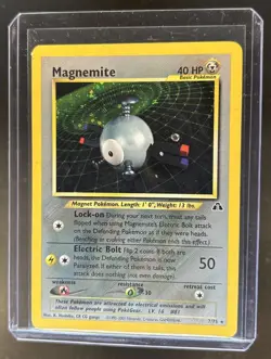 2001 Pokemon Neo Discovery Magnemite Holo #7/75 - Image 1