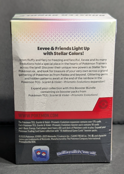 Pokemon TCG Scarlet & Violet Prismatic Evolutions Booster Bundle New SEALED! - Image 4
