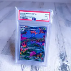 2023 POKEMON OBF EN-OBSIDIAN FLAMES ILLUSTRATION RARE #198 GLOOM PSA 9 - Image 2