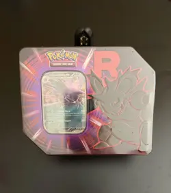 Pokemon Destined Rivals Team Rockets Nidoking EX Tin -Sealed - Image 2