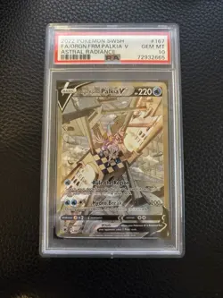Pokemon Origin Forme Palkia V 167/189 Astral Radiance Full Art Holo PSA 10 - Image 1