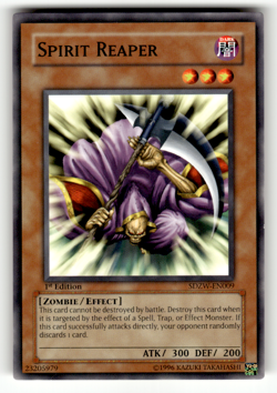Spirit Reaper SDZW-EN009 1st Edition Common Structure Deck: Zombie World LP - Image 1