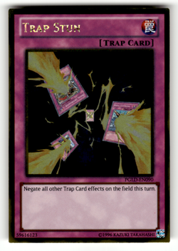 Trap Stun PGLD-EN090 1st Edition Gold Rare Premium Gold LP - Image 1
