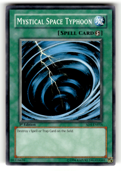 Mystical Space Typhoon SD4-EN016 1st Edition Common Structure Deck: Fury from th - Image 1