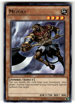 Mezuki BP03-EN046 Rare Battle Pack 3: Monster League LP - Image 1