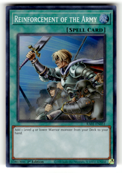 Reinforcement of the Army (UR) RA01-EN051 1st Edition Ultra Rare 25th Anniversar - Image 1