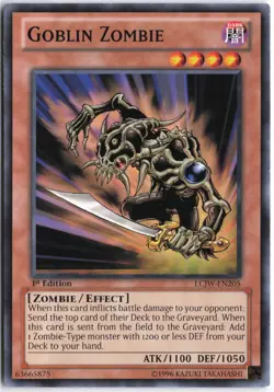 Yugioh - Goblin Zombie LCJW-EN205 1st Edition - Legendary Collection 4: Joey's W - Image 1