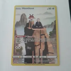 Hoothoot - TG12/TG30 - Holo/Shiny Pokemon Card - Astral Radiance Set Rare - 2022 - Image 1