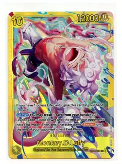 One Piece OP15 Monkey.D.Luffy - EB04-061 SEC Foil - Adventure On Kami's Island - Image 1