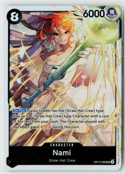 Nami SR OP15-086 Adventure on Kami's Island ENGLISH NM - Image 1