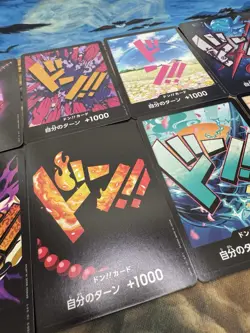 One Piece TCG Japanese Non-Foil Don Cards Lot x10 NM No Duplicates - Image 3