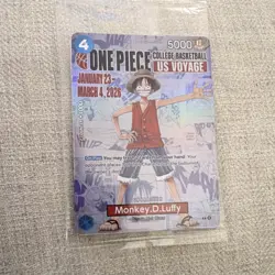 Bandai Namco Monkey.D.Luffy One Piece CCG US Voyage Promo Card P-055 - Image 1