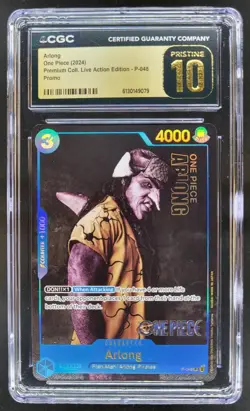 2024 ONE PIECE ARLONG LIVE ACTION PROMO P-048 CGC 10 PRISTINE A PT - Image 1