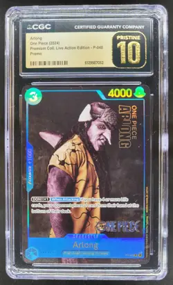 2024 ONE PIECE ARLONG LIVE ACTION PROMO P-048 CGC 10 PRISTINE B PT - Image 1
