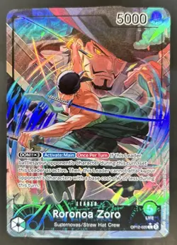 2025 One Piece Legacy of the Master Roronoa Zoro Alternate Art #OP12-020 - Image 1