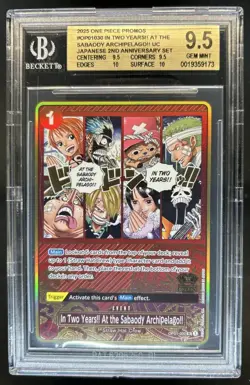 2025 One Piece 2nd Anniversary Japanes Set Sabaody Archipelago #OP01-030 BGS 9.5 - Image 1