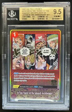 2025 One Piece 2nd Anniversary Japanes Set Sabaody Archipelago #OP01-030 BGS 9.5 - Image 1
