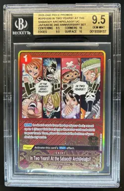 2025 One Piece 2nd Anniversary Japanes Set Sabaody Archipelago #OP01-030 BGS 9.5 - Image 1