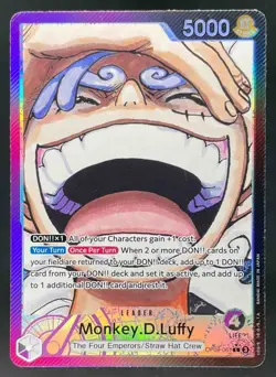2024 One Piece Emperors in the New World Monkey.D.Luffy Leader Alt Art #OP09-061 - Image 1