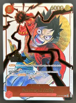 2025 One Piece 3rd Ann Tournament Monkey D. Luffy Promos Winner #ST01-012 - Image 1