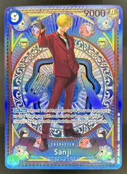 2025 One Piece Fist Divine Speed Sanji Special Alt Art #OP06-119 - Image 1