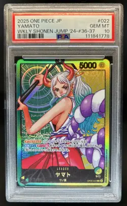 2025 One Piece Anime 25th JP Yamato Shonen Jump Special Alt Art #OP06-022 PSA 10 - Image 1