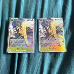2X ONE PIECE Borsalino EB04-058 SR Adventure On Kami’s Island OP15 Mint - Image 1