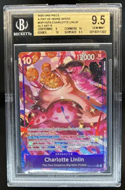 2025 One Piece Charlotte Linlin Rare Alternative Art #OP11-073 BGS 9.5 - Image 1