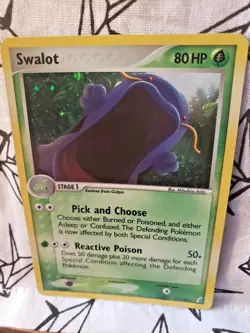 Swalot 11/100 Holo Ex Crystal Guardians Pokemon Card ~ Near Mint - Image 2