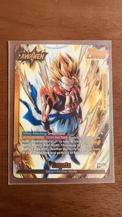 Gogeta (Alternate Art) FB09-073 Dragonball Super Card Game Fusion World Leader - Image 1