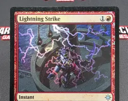 MTG FOIL Lightning Strike- Signed -Ixalan Magic the Gathering Card #149 - Image 3